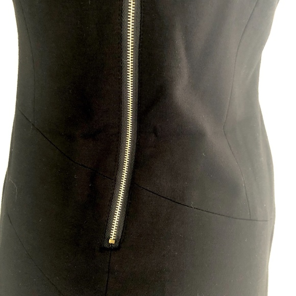 Premise Gold Zipper Sleeveless Black Dress NWT - Picture 8 of 8